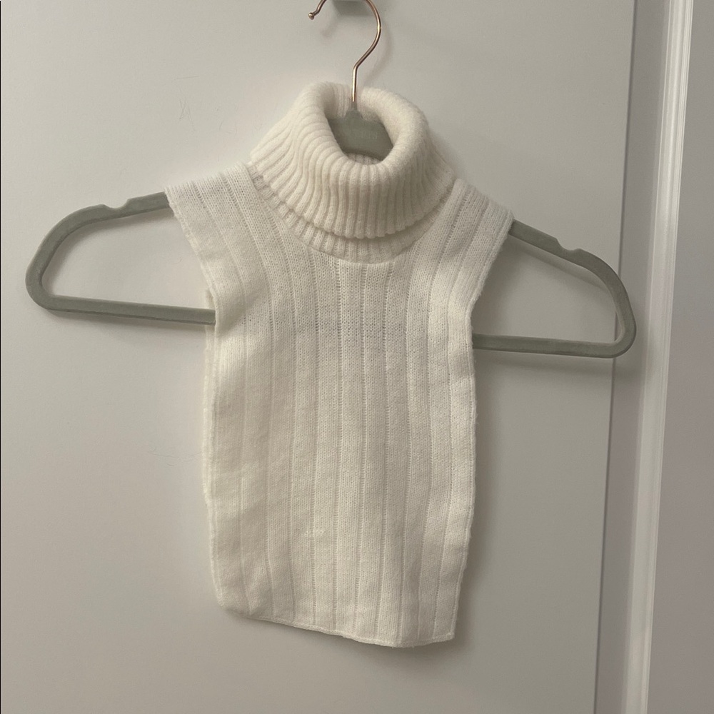 Vintage Winter White Knit Dickie/ Beeline Fashions